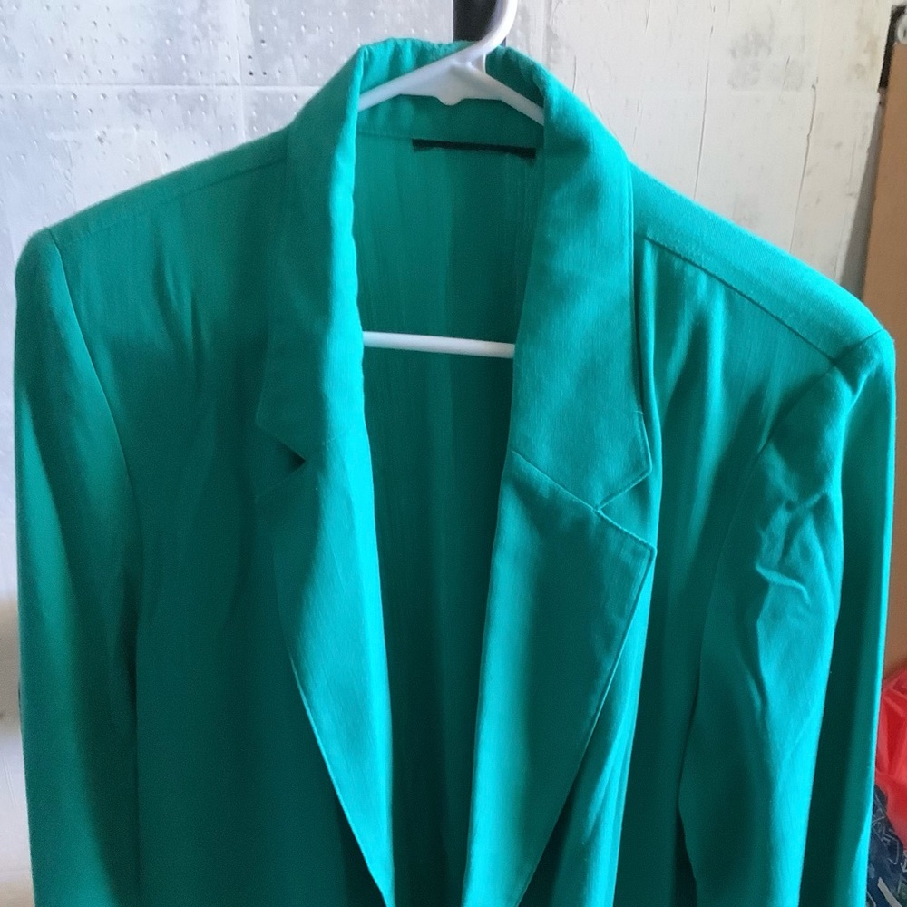 Light Green/Teal Suit Jacket/Blazer